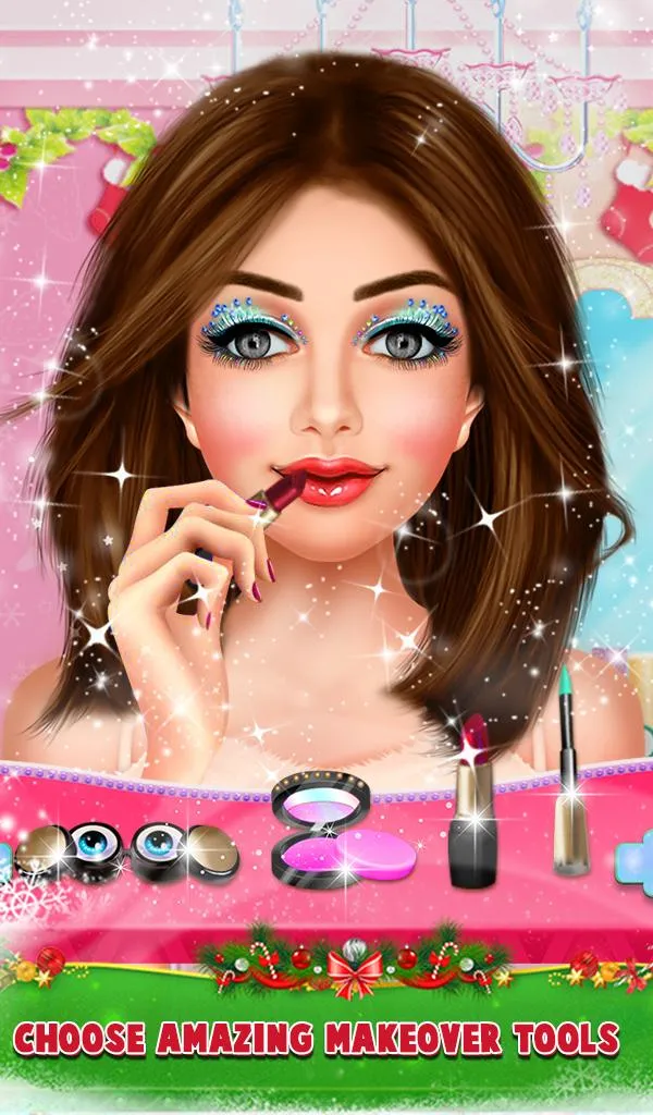 Christmas Fashion Salon Makeup | Indus Appstore | Screenshot