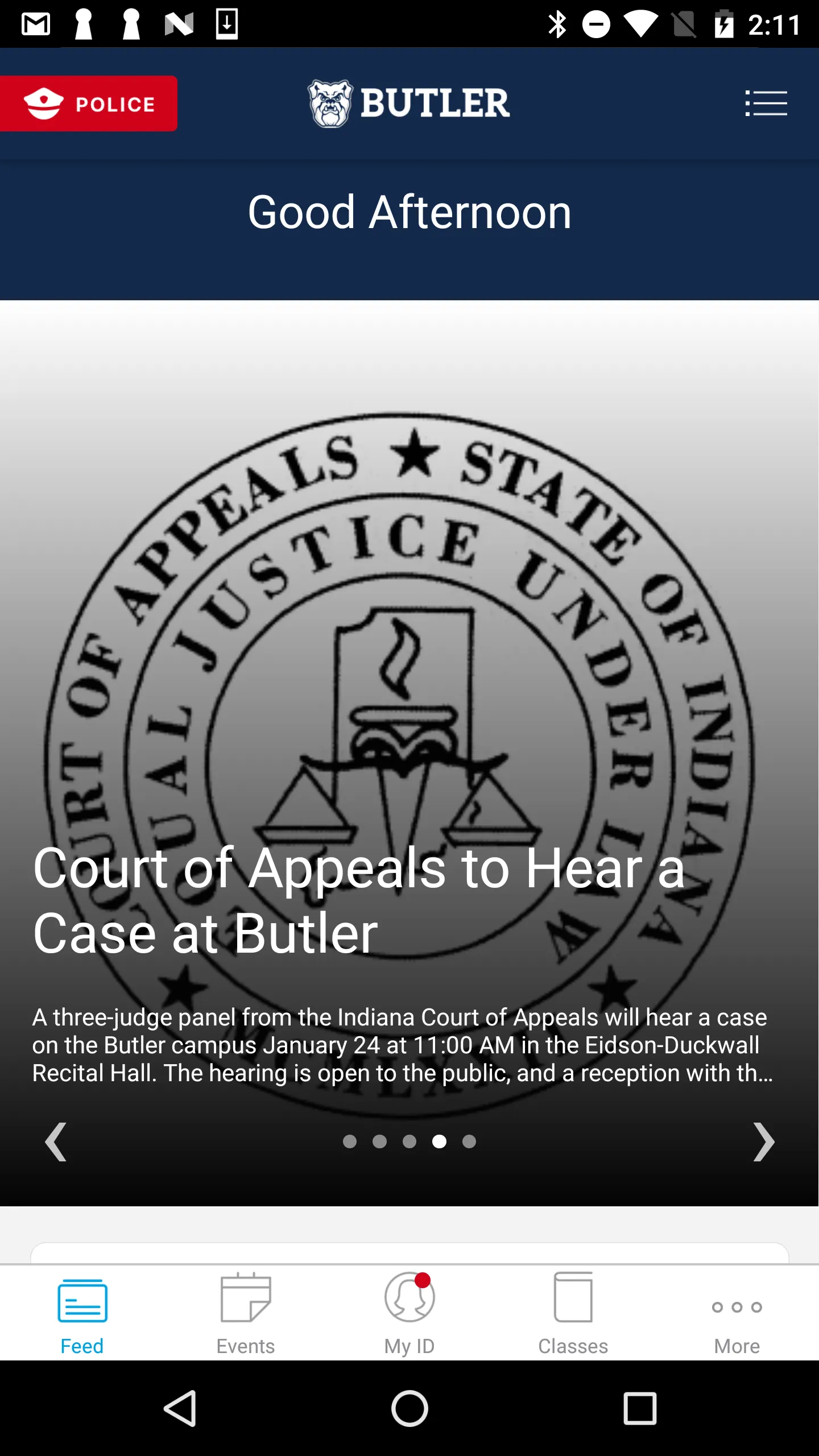 Butler University App | Indus Appstore | Screenshot