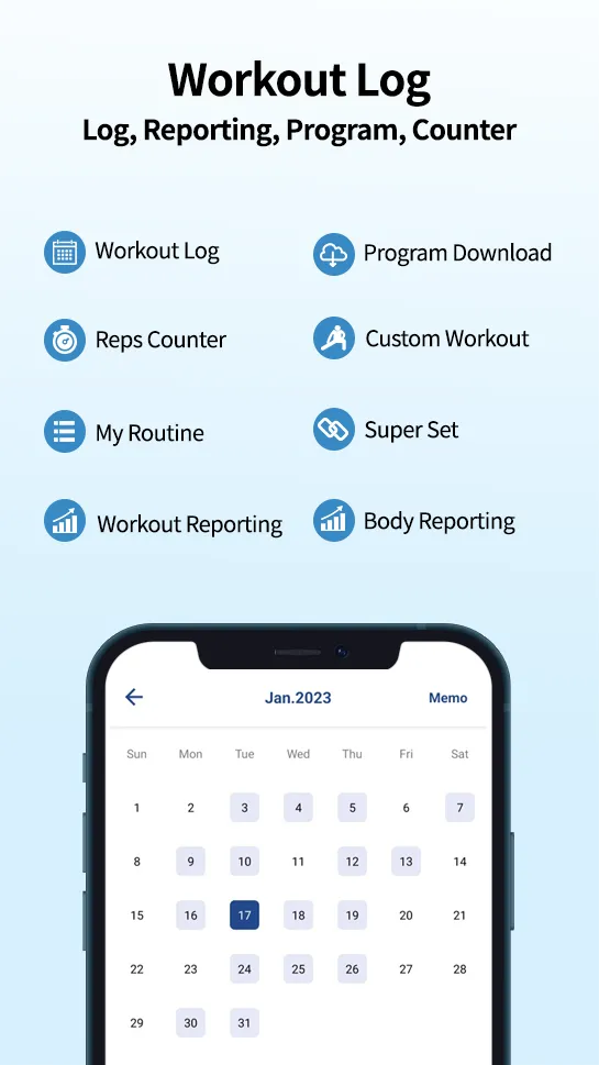 Workout - Log, Report, Program | Indus Appstore | Screenshot