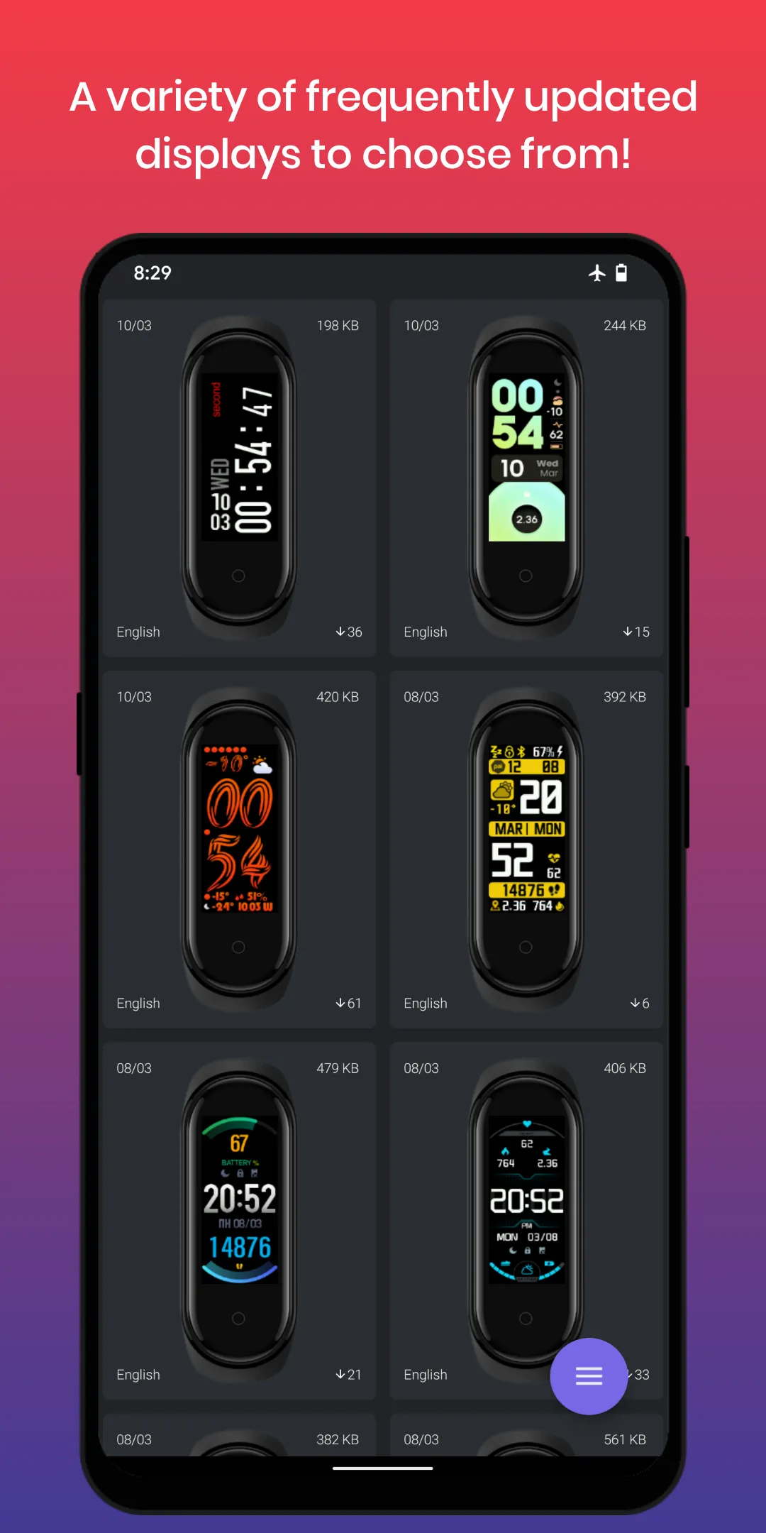 Mi Band 5 Watch Faces | Indus Appstore | Screenshot