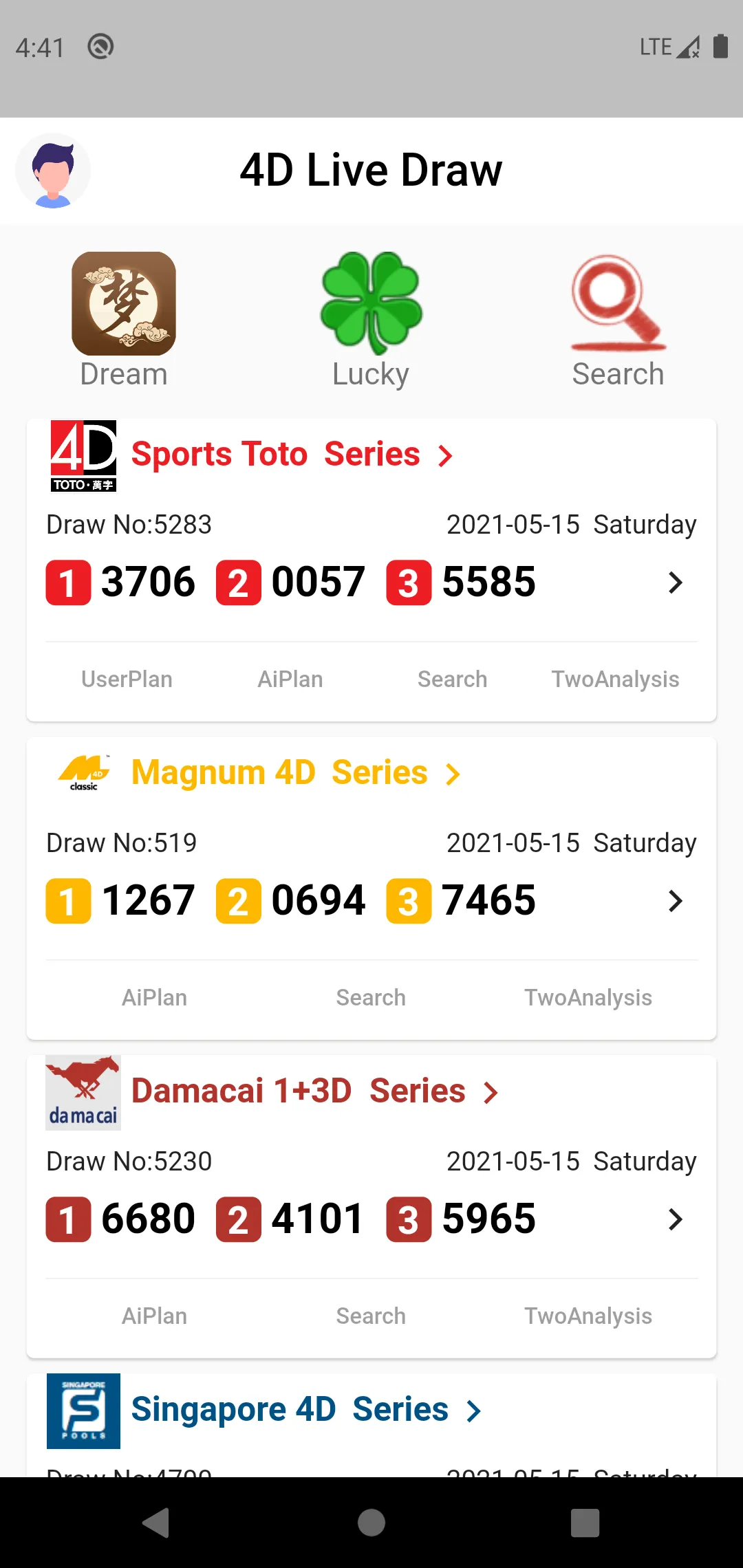 TOTO 4D Live Draw  SG&MY SWEEP | Indus Appstore | Screenshot