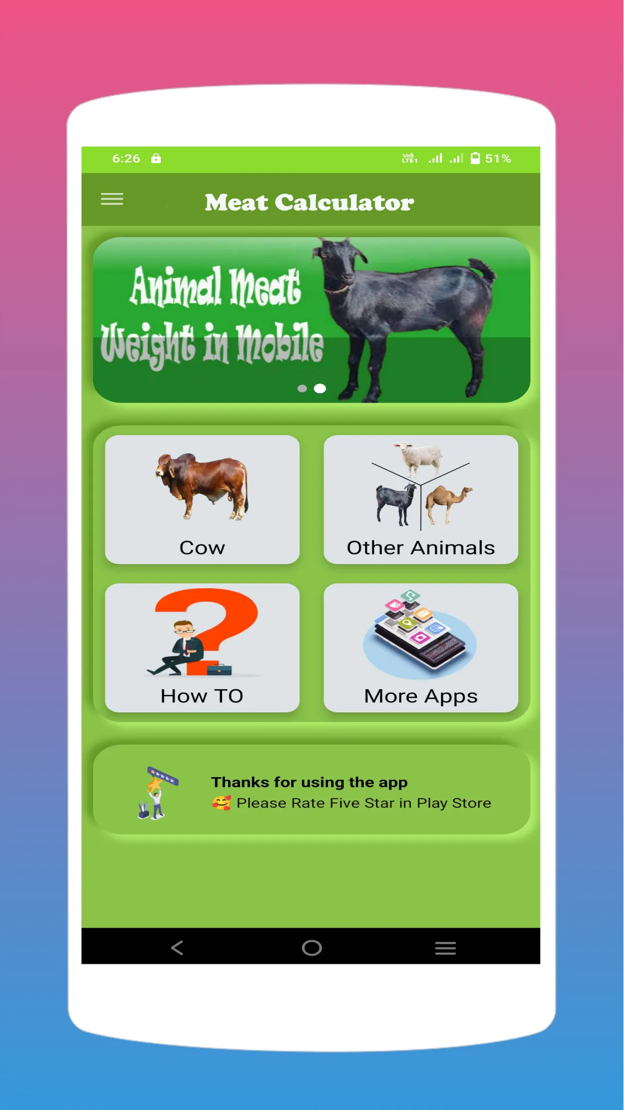 Meat Calculator | Indus Appstore | Screenshot