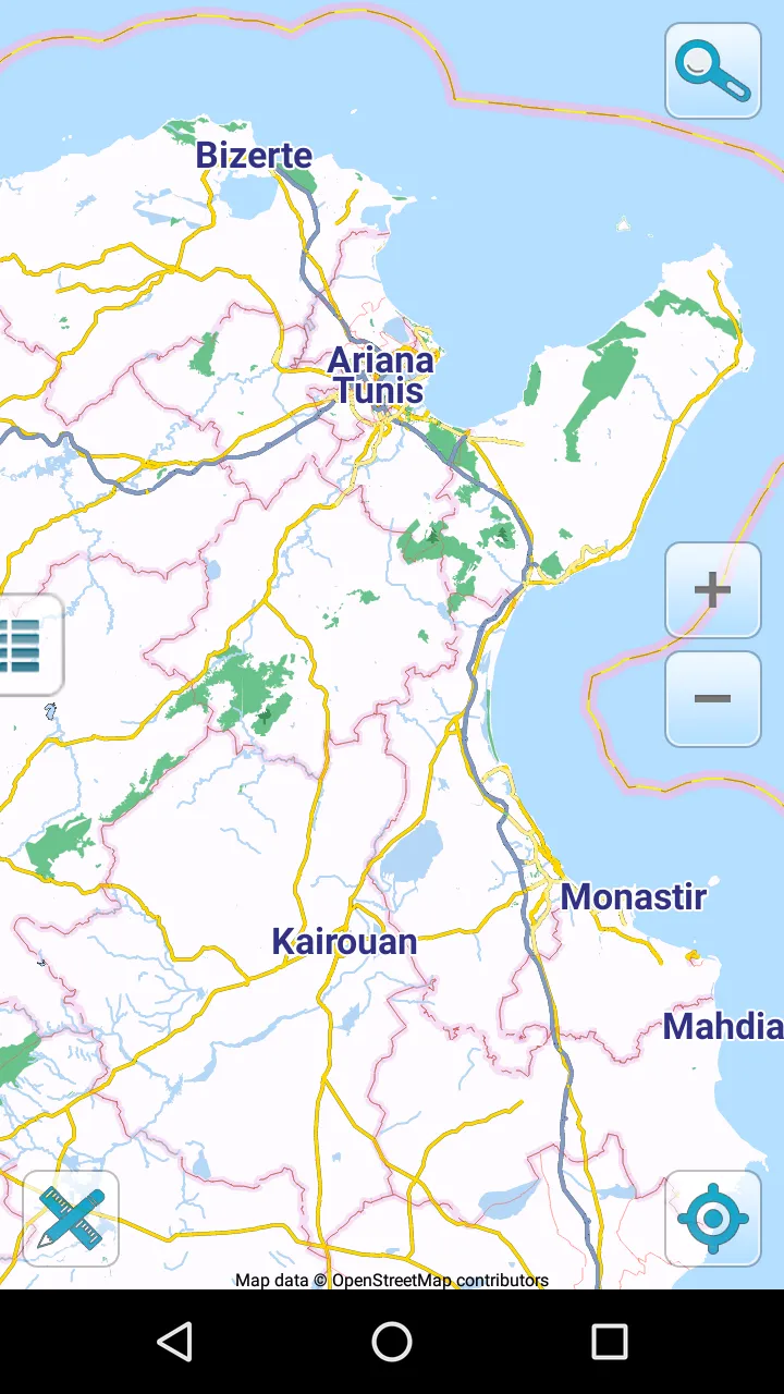 Map of Tunisia offline | Indus Appstore | Screenshot