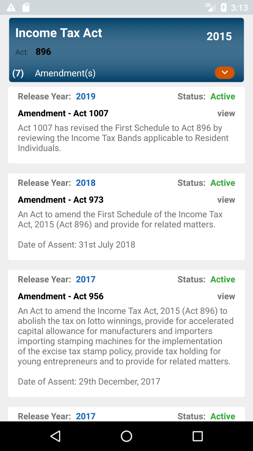 Ghana Tax Laws | Indus Appstore | Screenshot