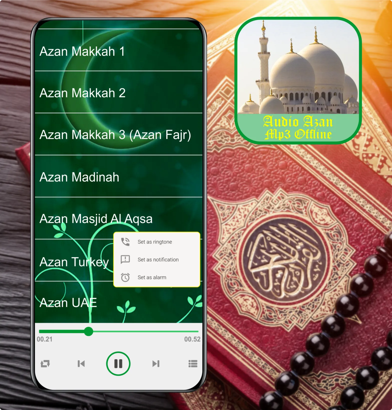 Audio Azan MP3 Offline | Indus Appstore | Screenshot