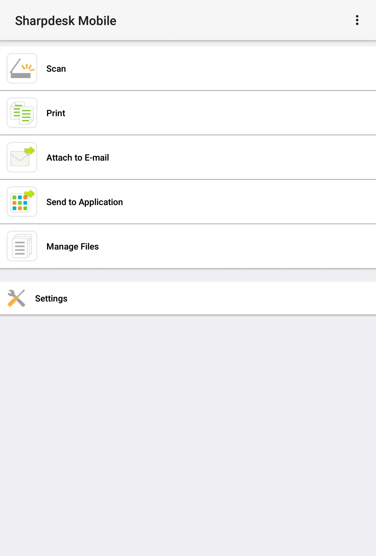 Sharpdesk  Mobile | Indus Appstore | Screenshot