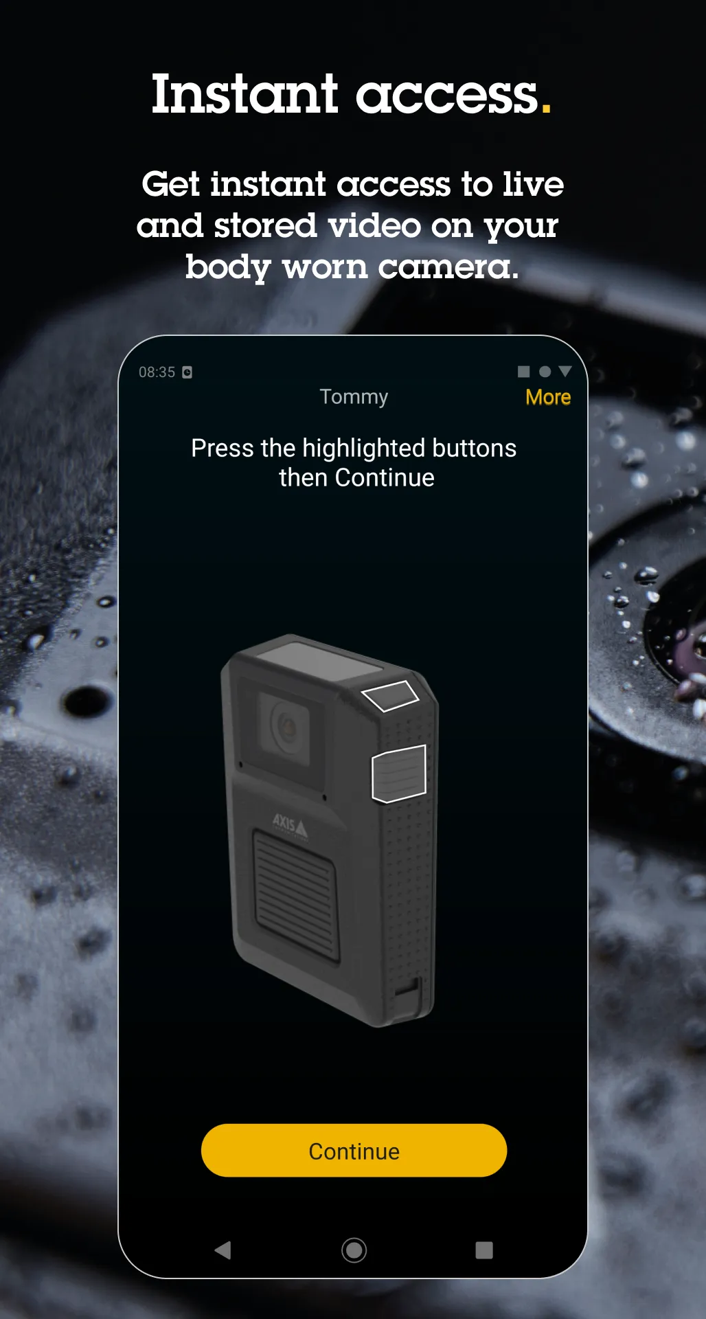 AXIS Body Worn Assistant | Indus Appstore | Screenshot