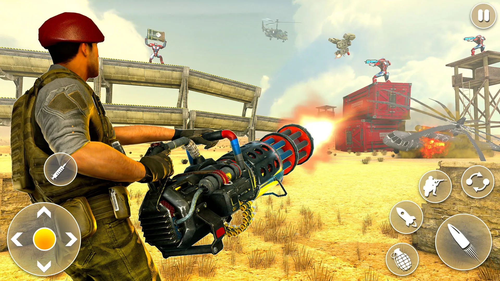 Desert Gunner Machine Gun Game | Indus Appstore | Screenshot