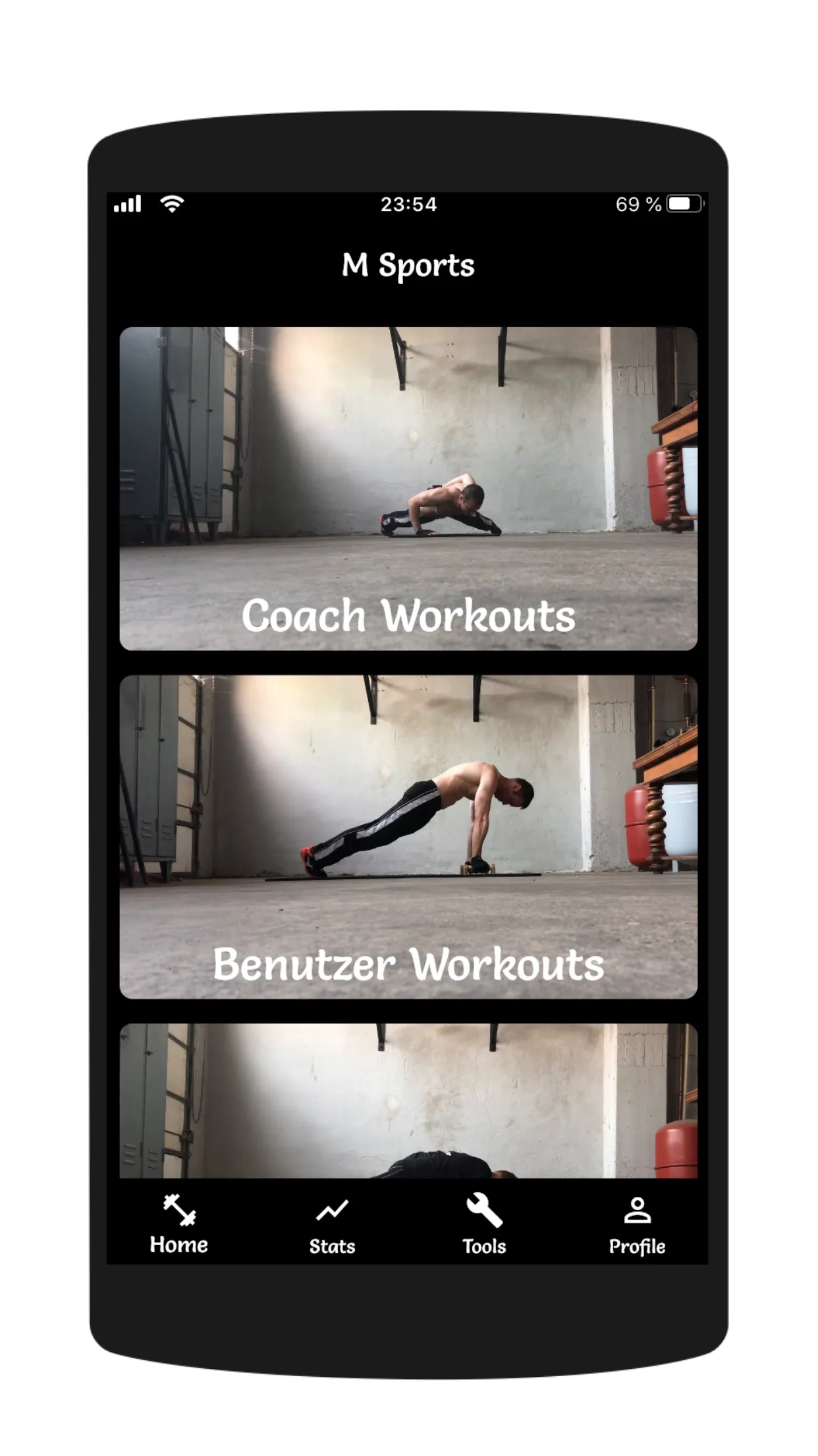 M Sports Calisthenics Workouts | Indus Appstore | Screenshot