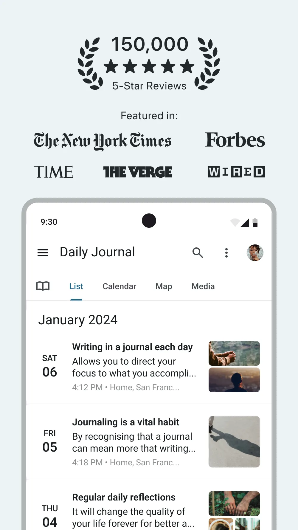 Day One Journal: Private Diary | Indus Appstore | Screenshot