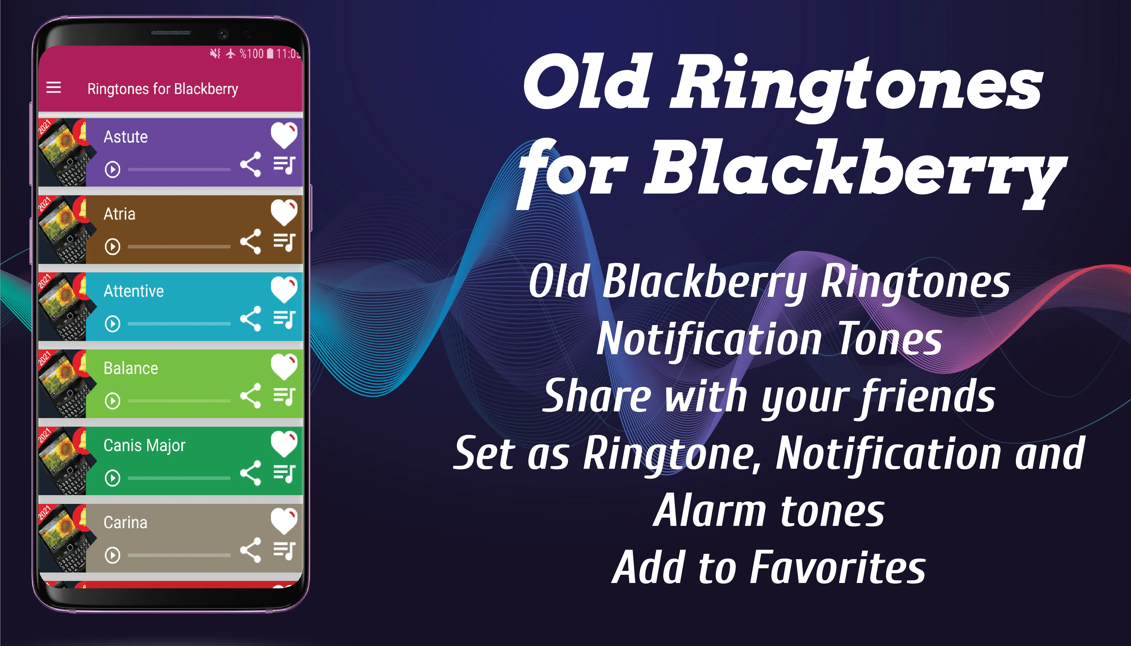 Old Ringtones for Blackberry | Indus Appstore | Screenshot