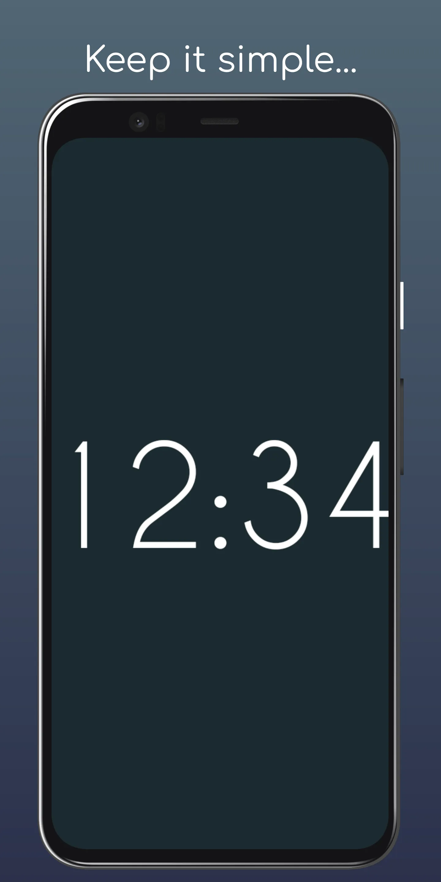 Fullscreen Clock | Indus Appstore | Screenshot