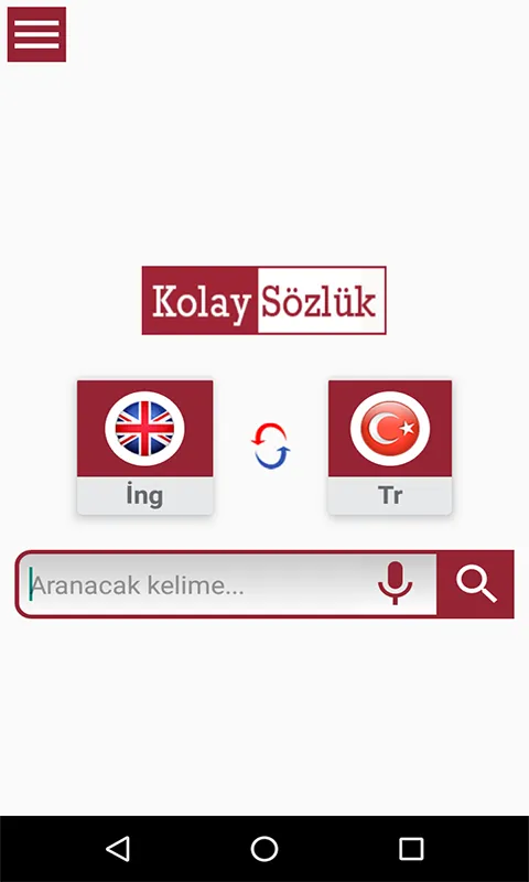 Kolay Sözlük İngilizce Türkçe | Indus Appstore | Screenshot