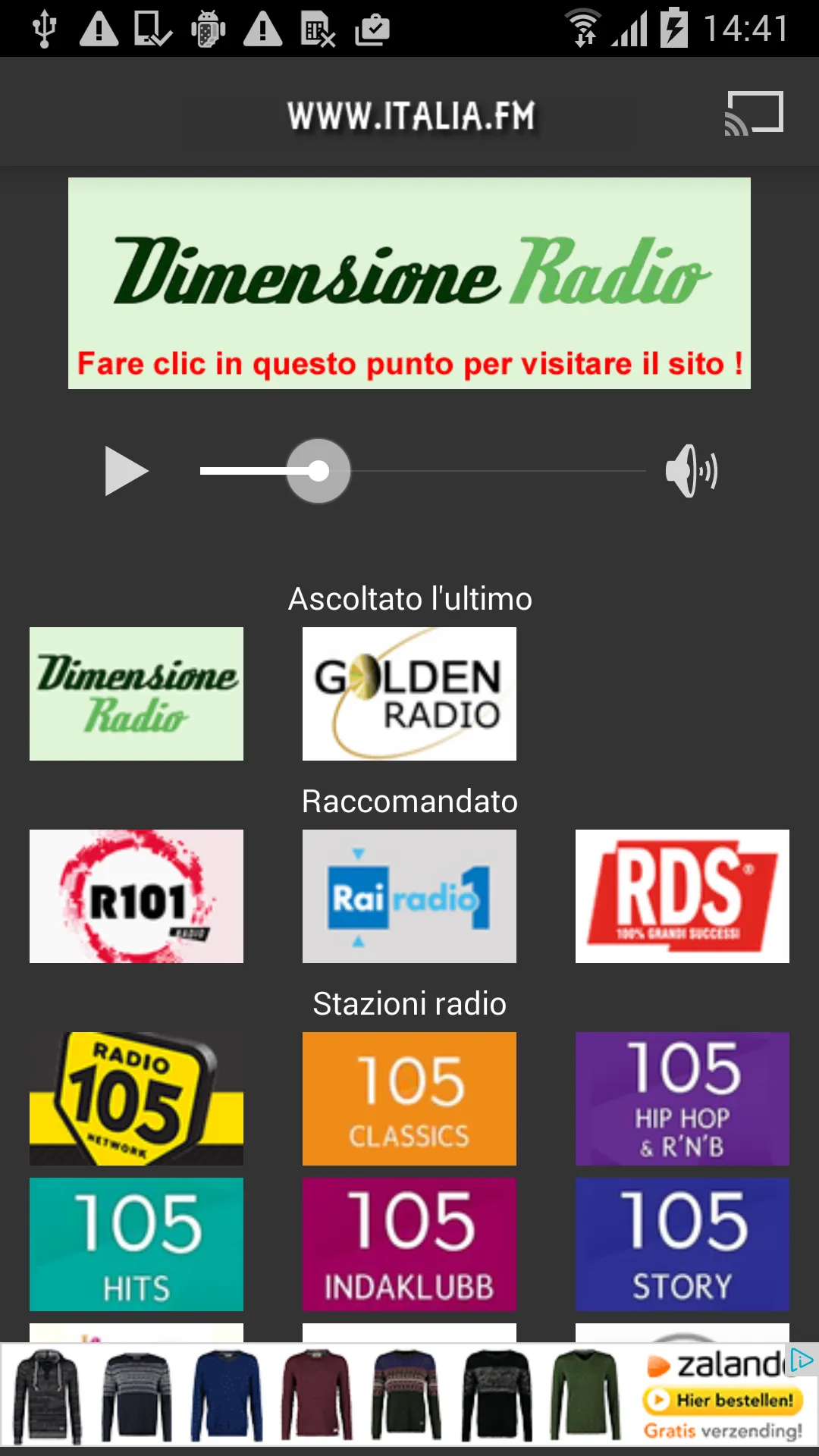 Italia.FM | Indus Appstore | Screenshot