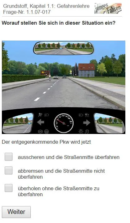 Prüfungsquiz junges-fahren | Indus Appstore | Screenshot