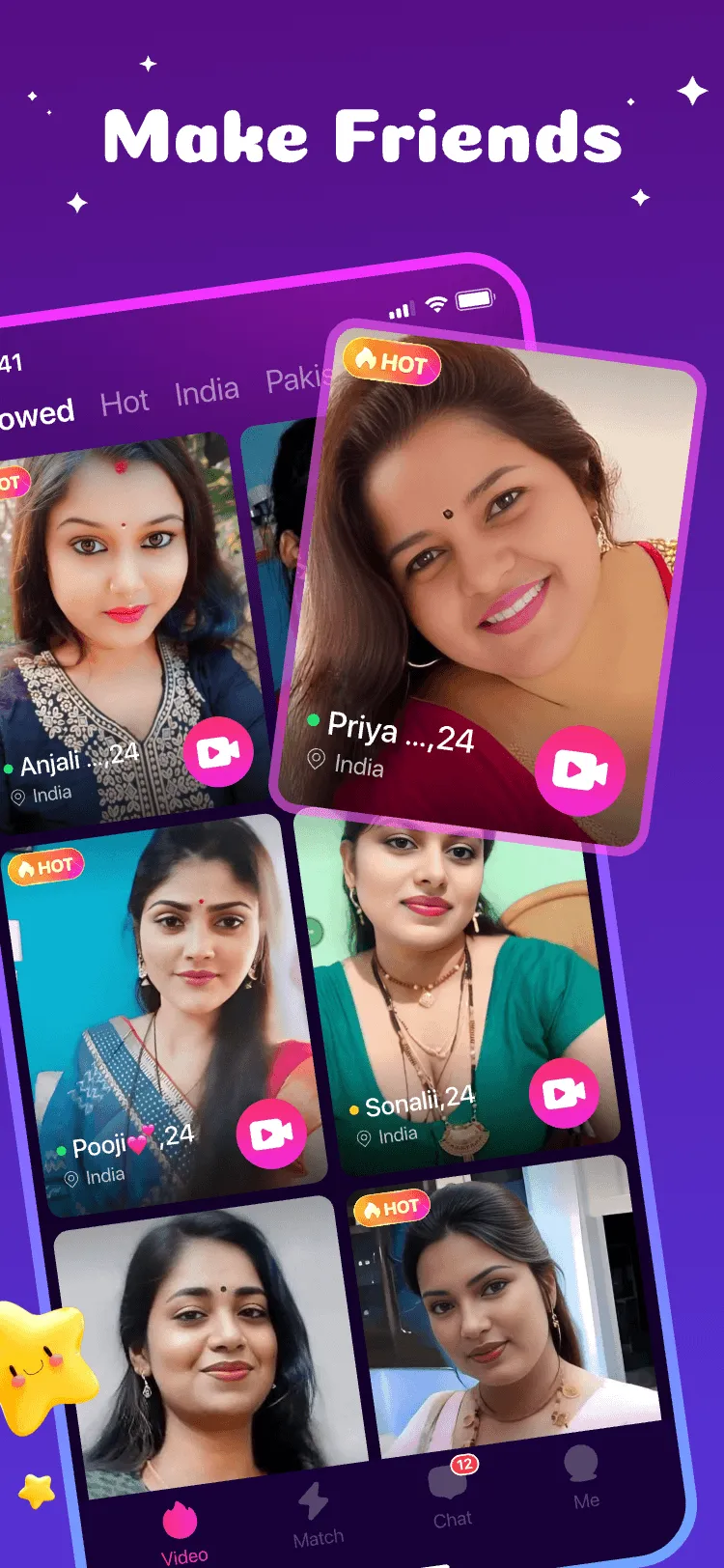 Mecall - Video & Make Friends | Indus Appstore | Screenshot
