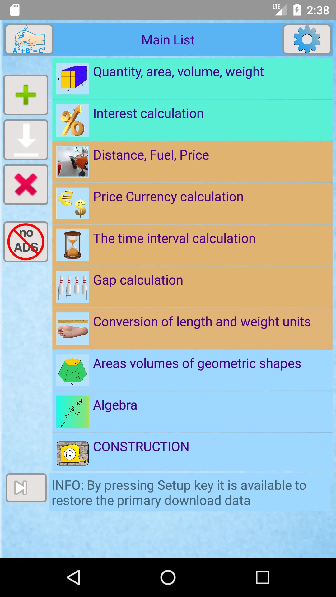 Formulas Calc Unit Converter   | Indus Appstore | Screenshot