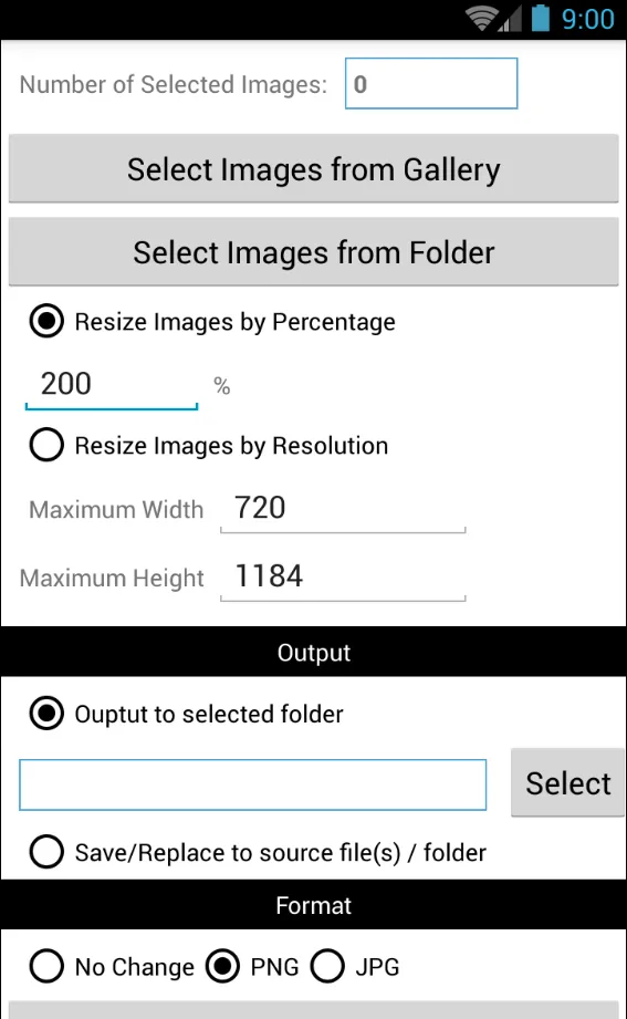 BIR - Batch Image Resizer | Indus Appstore | Screenshot