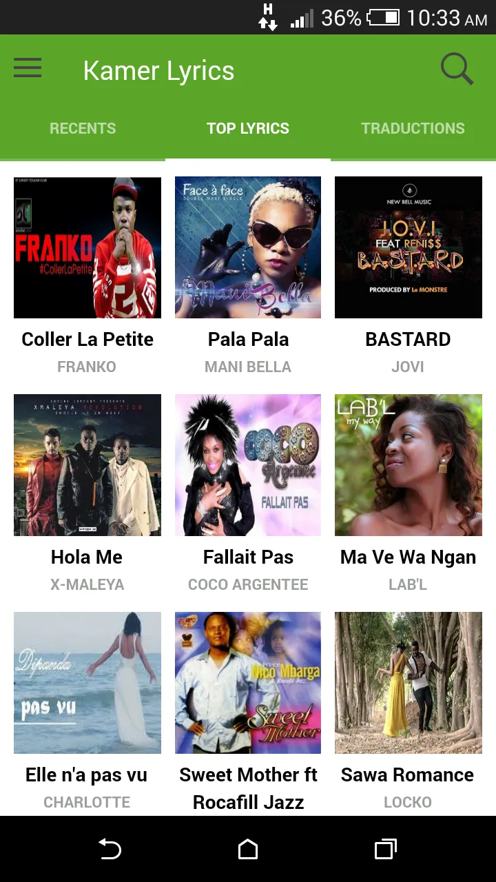 Kamer Lyrics - Cameroon Music | Indus Appstore | Screenshot