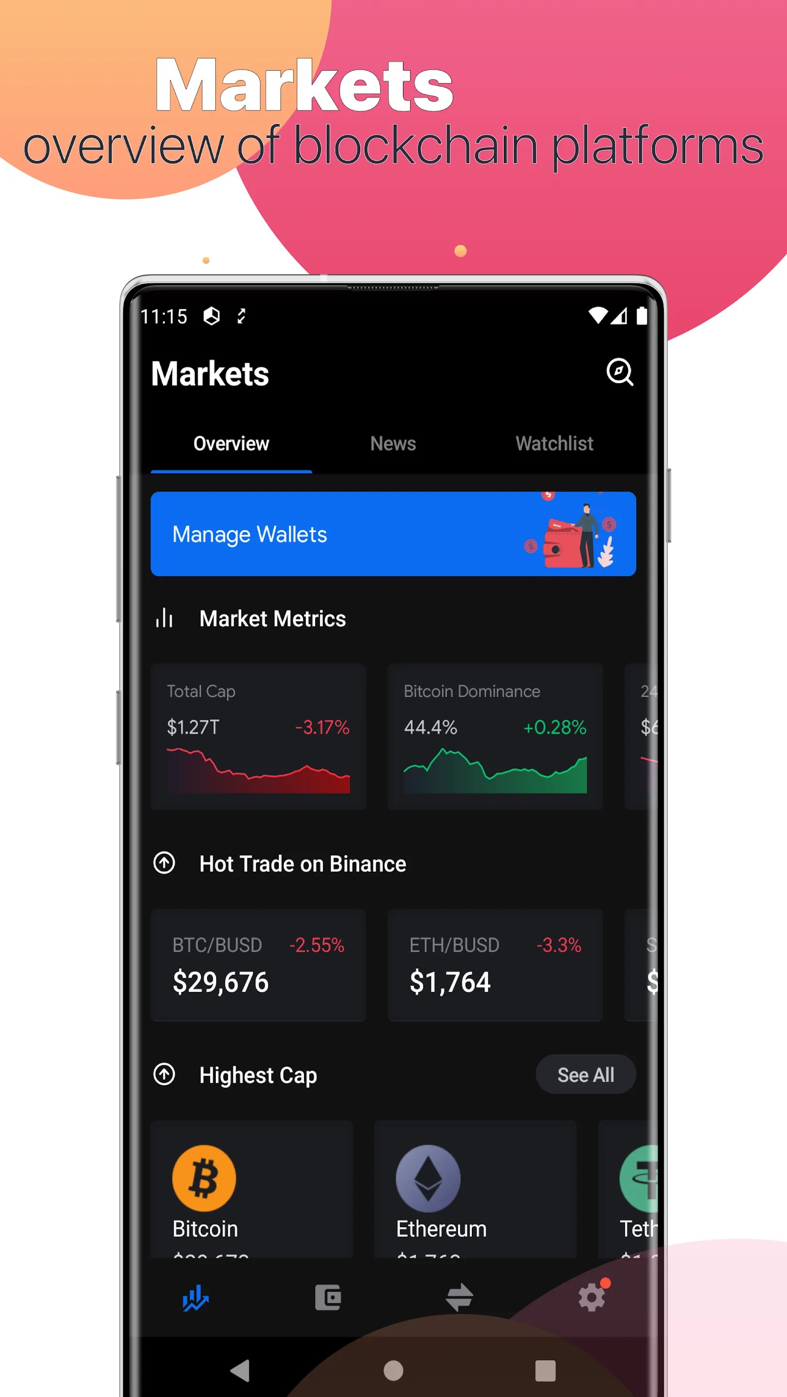 Blockchain Wallet: NFT Market | Indus Appstore | Screenshot