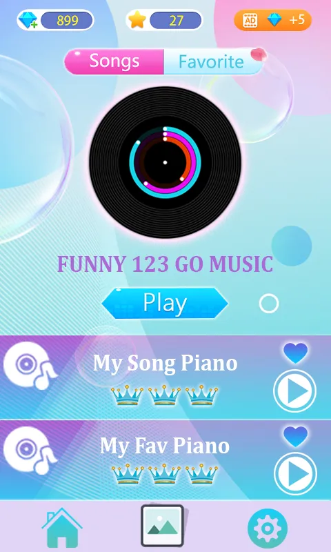 Funny 123 Go Piano Tiles | Indus Appstore | Screenshot