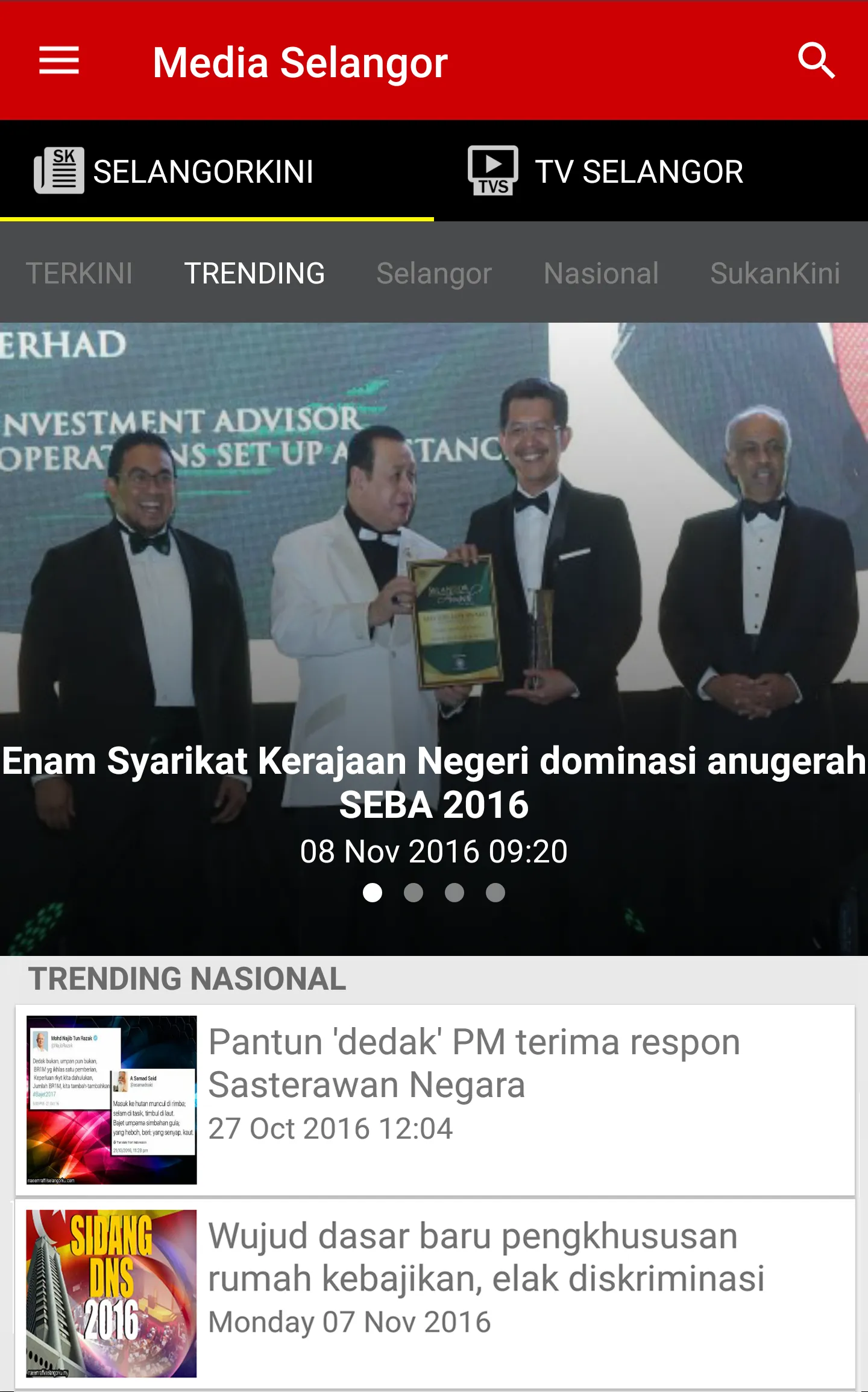 Media Selangor | Indus Appstore | Screenshot