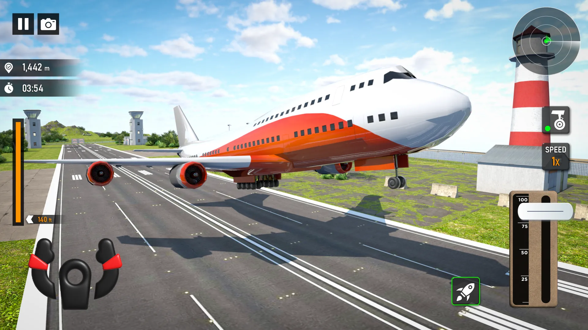 Airplane Simulator 3d Games | Indus Appstore | Screenshot