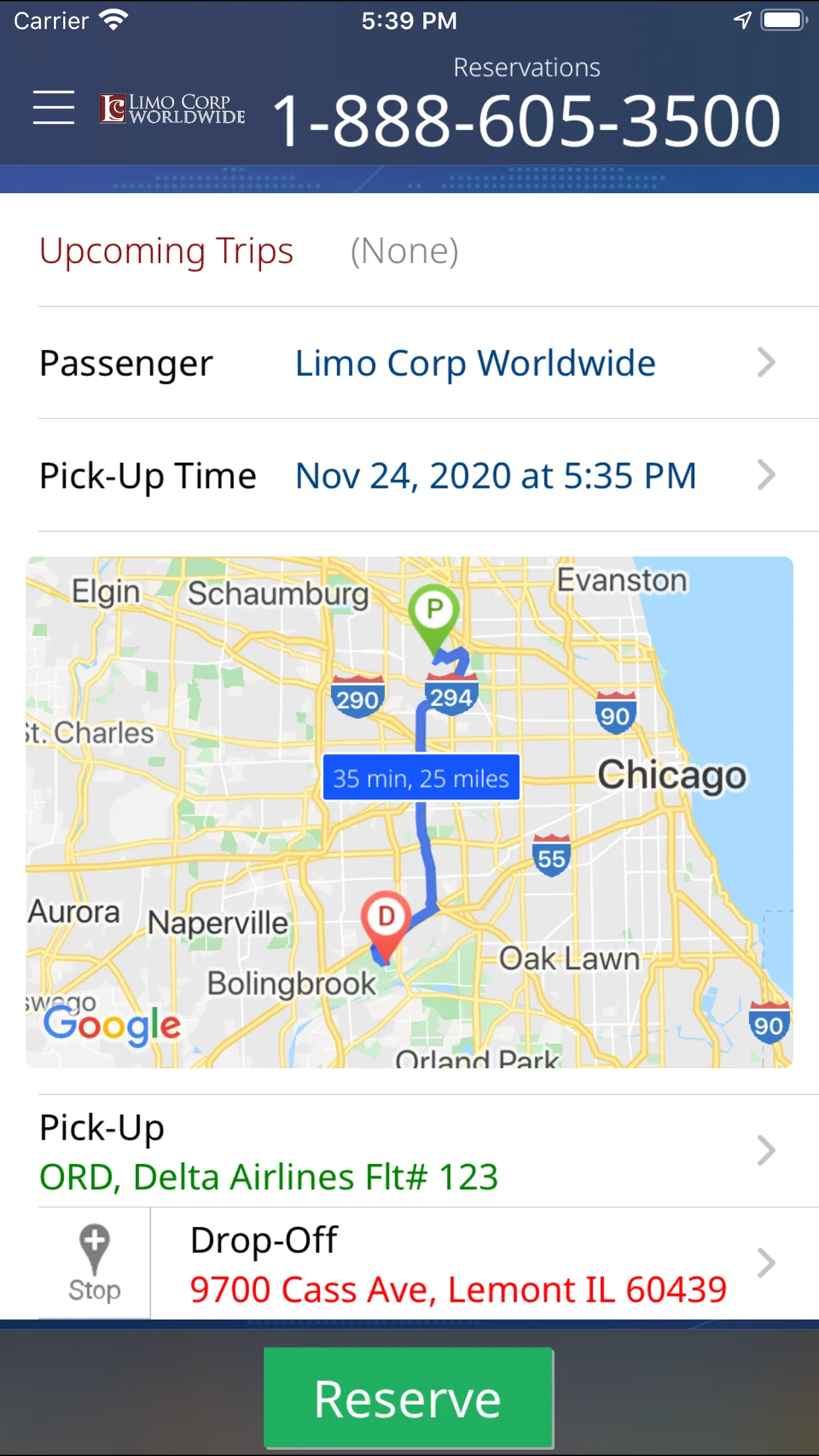 Limo Corp Worldwide | Indus Appstore | Screenshot