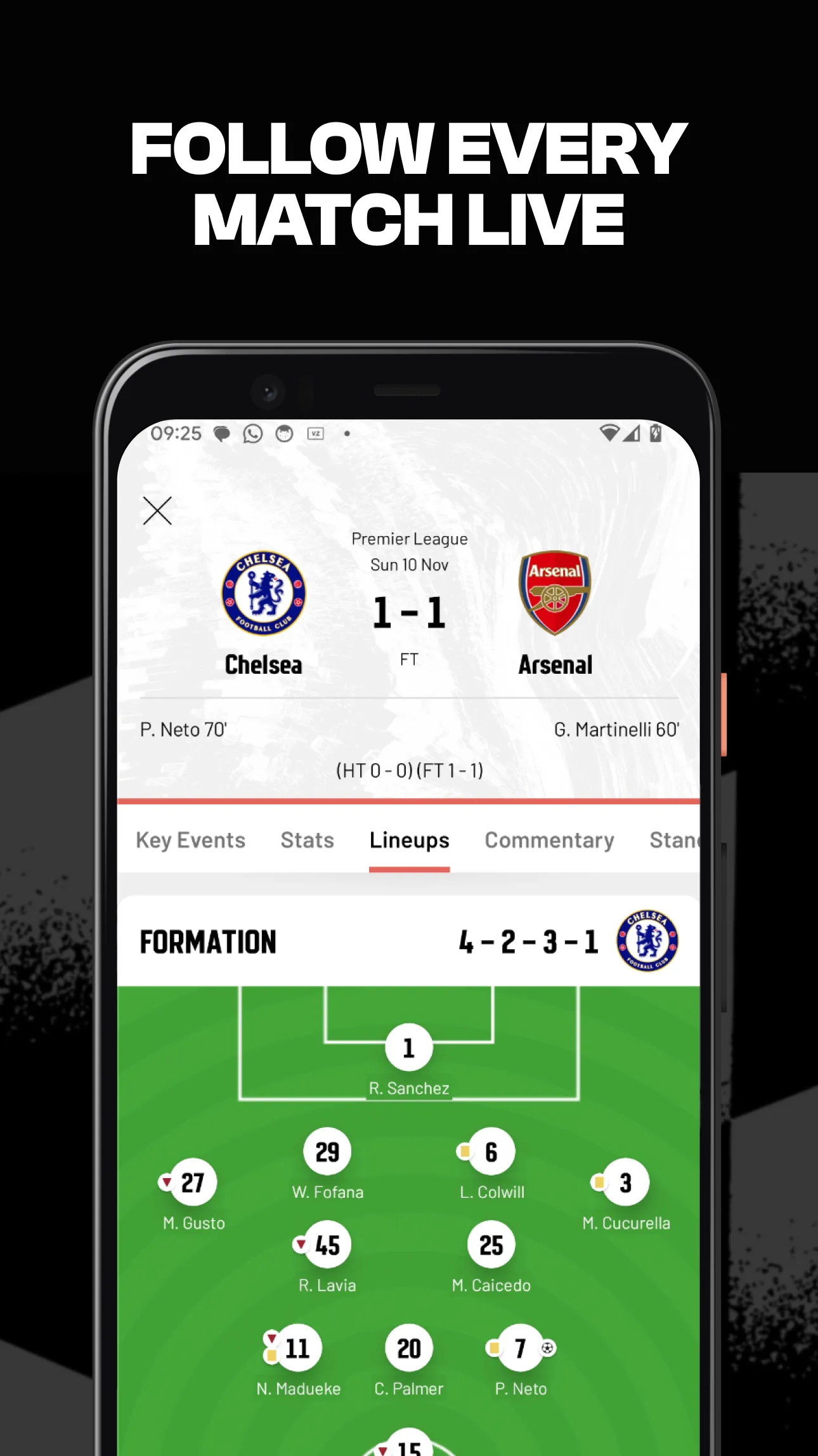GOAL Live Scores | Indus Appstore | Screenshot