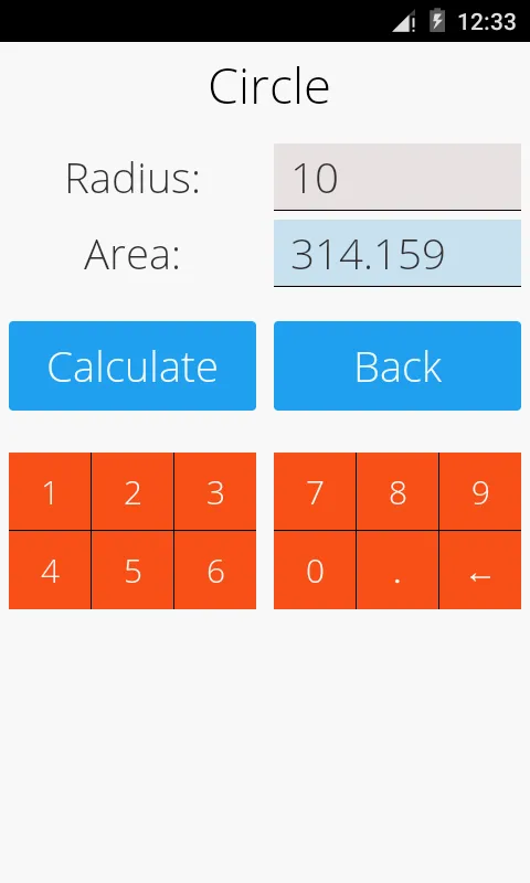 Area and Volume Calculator | Indus Appstore | Screenshot