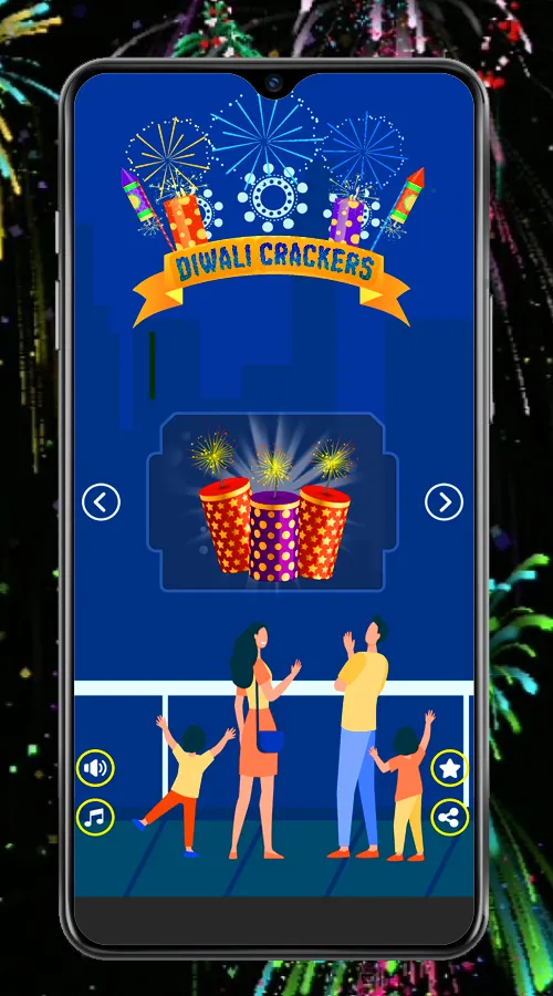 Diwali  Fireworks Cracker Game | Indus Appstore | Screenshot