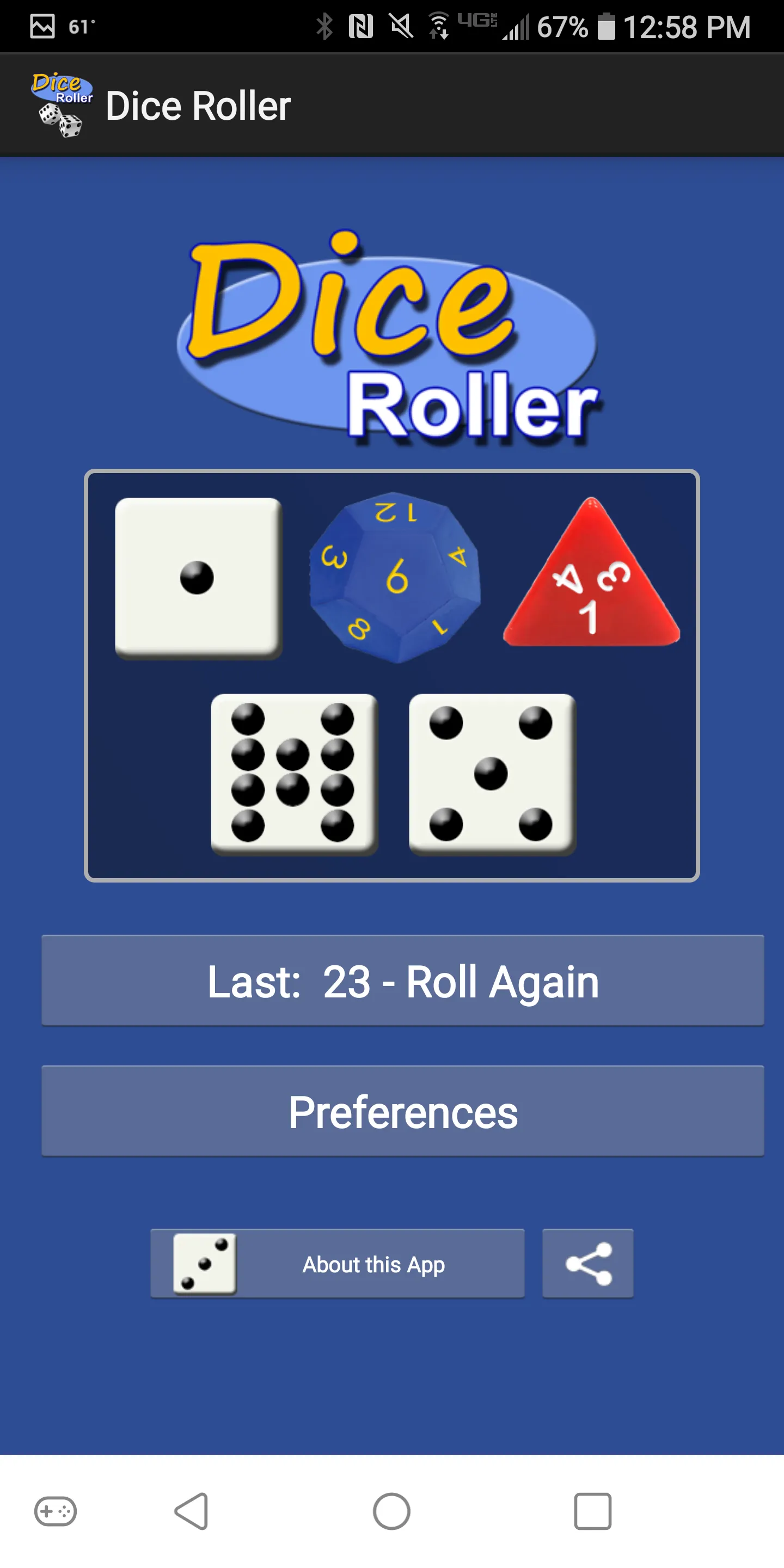 Dice Roller Simulator | Indus Appstore | Screenshot