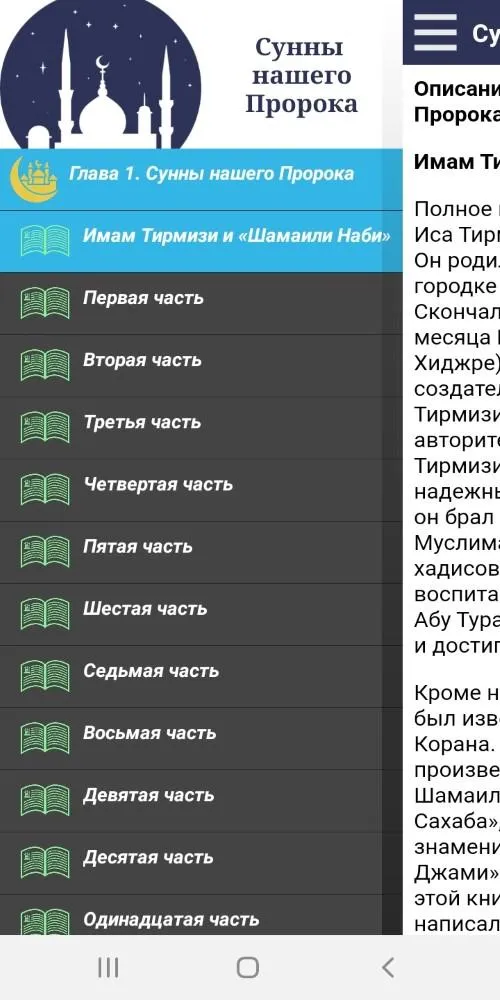 Сунны нашего Пророка | Indus Appstore | Screenshot