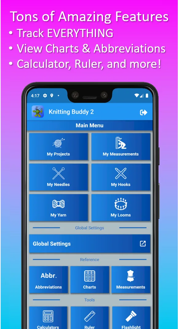 Knitting Buddy 2: Row Counter | Indus Appstore | Screenshot