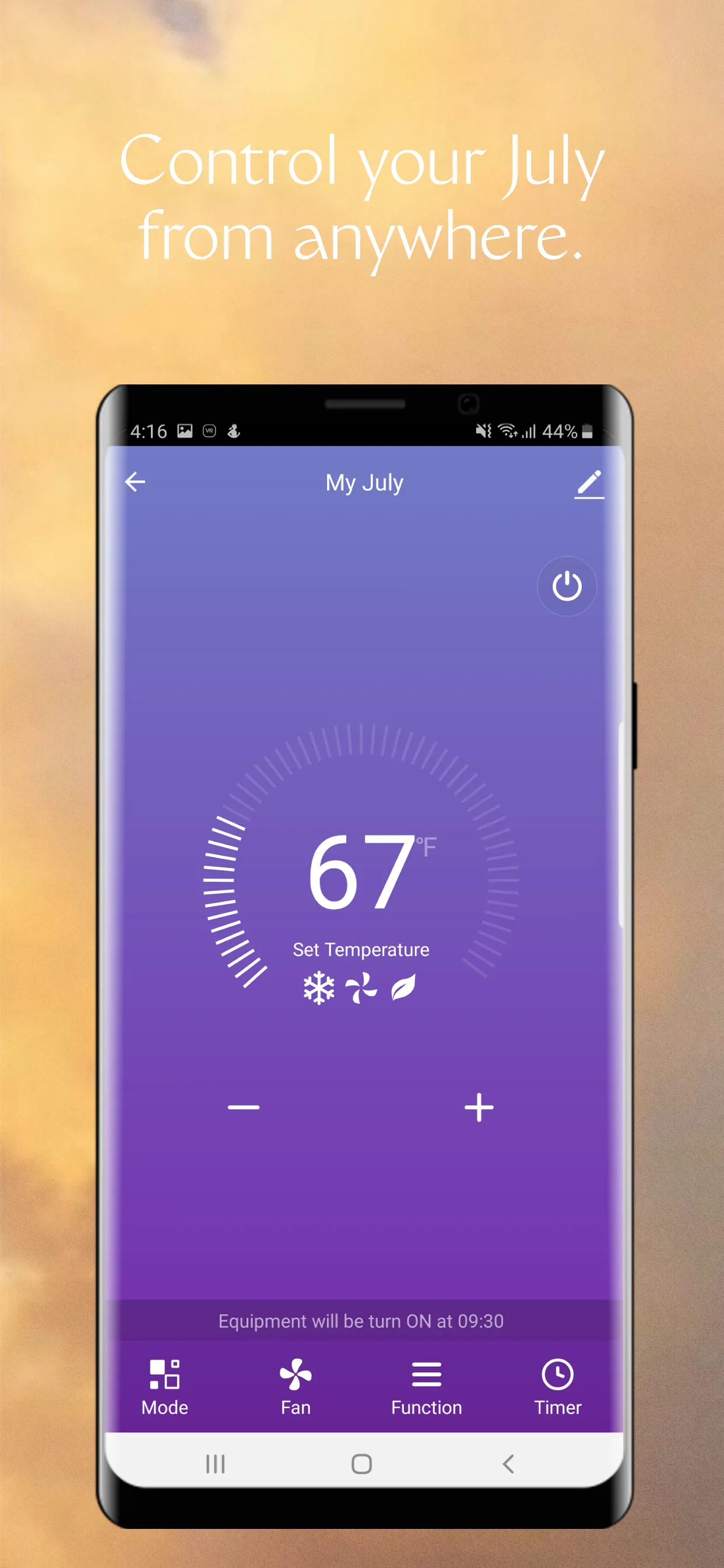 July A/C | Indus Appstore | Screenshot