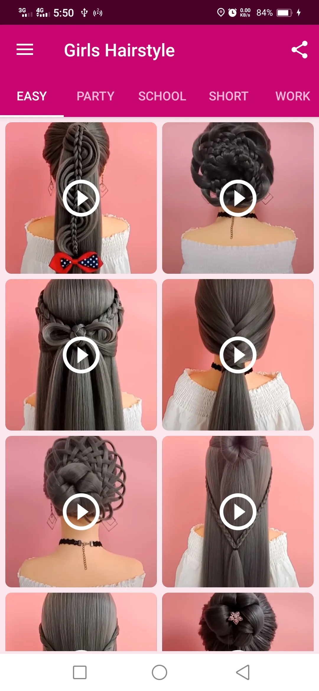 Girls Hairstyle Step By Step | Indus Appstore | Screenshot