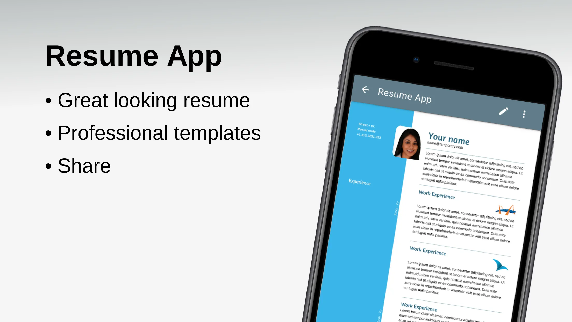 Resume App | Indus Appstore | Screenshot