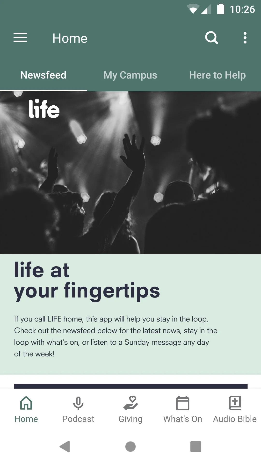 LIFE - A Church to Call Home | Indus Appstore | Screenshot