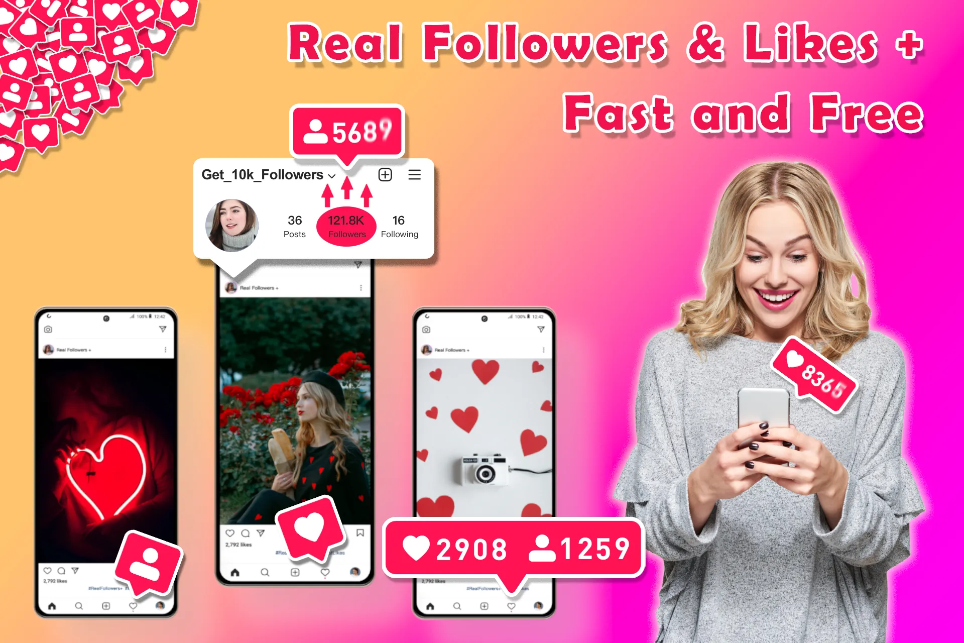 Get Real Followers Fast Likes | Indus Appstore | Screenshot