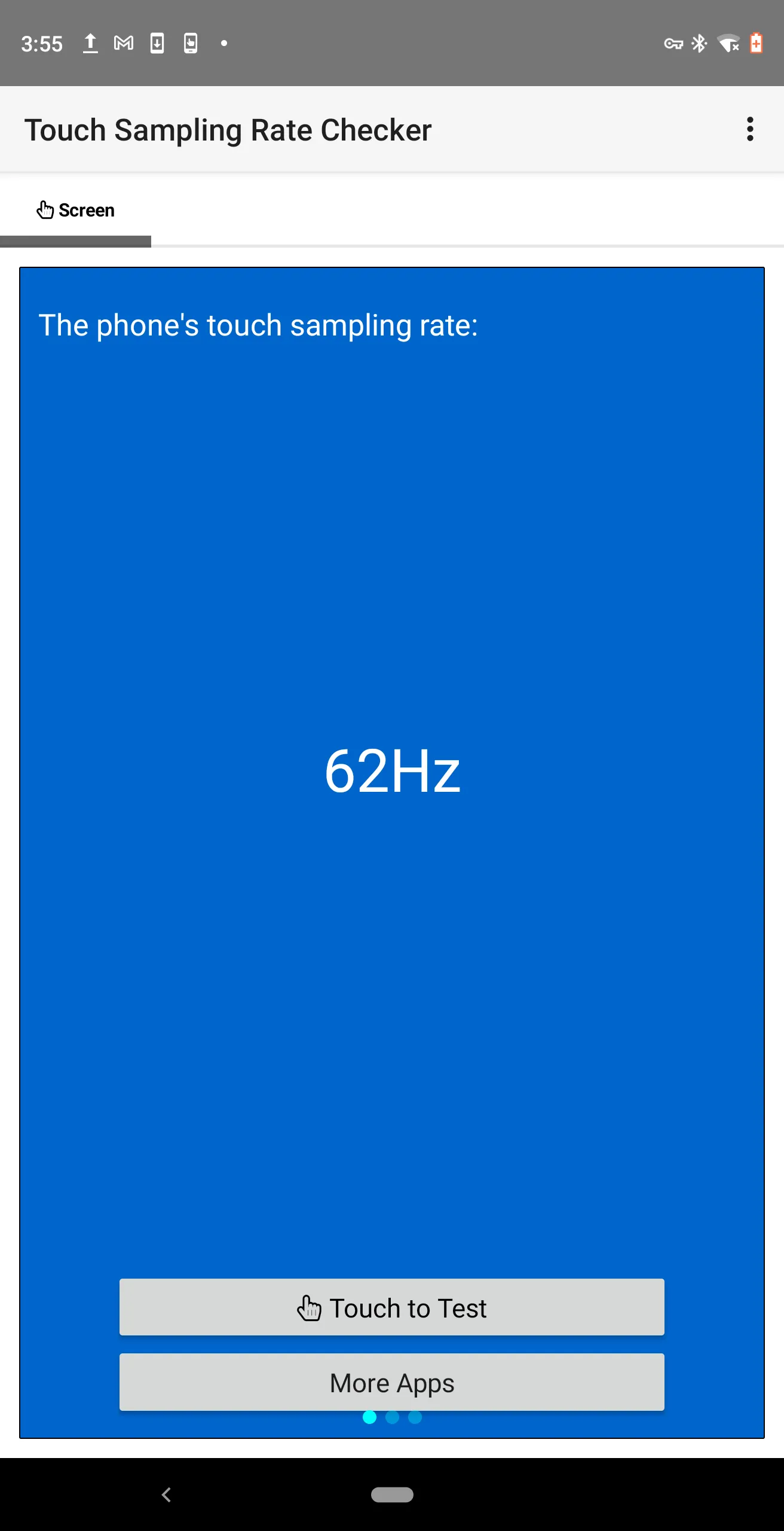 Touch Sampling Rate Checker | Indus Appstore | Screenshot
