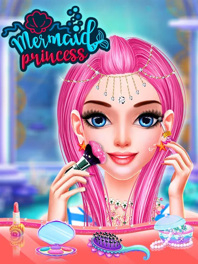 Mermaid Princess MakeUp DressU | Indus Appstore | Screenshot