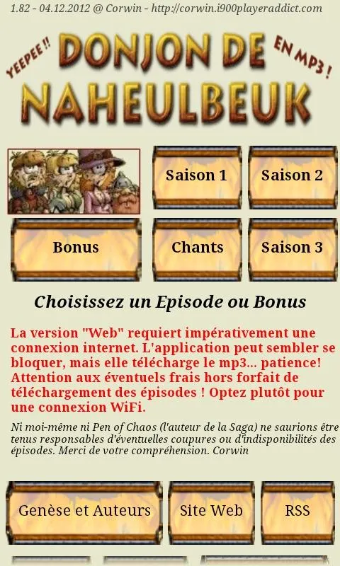 Le Donjon de Naheulbeuk! | Indus Appstore | Screenshot