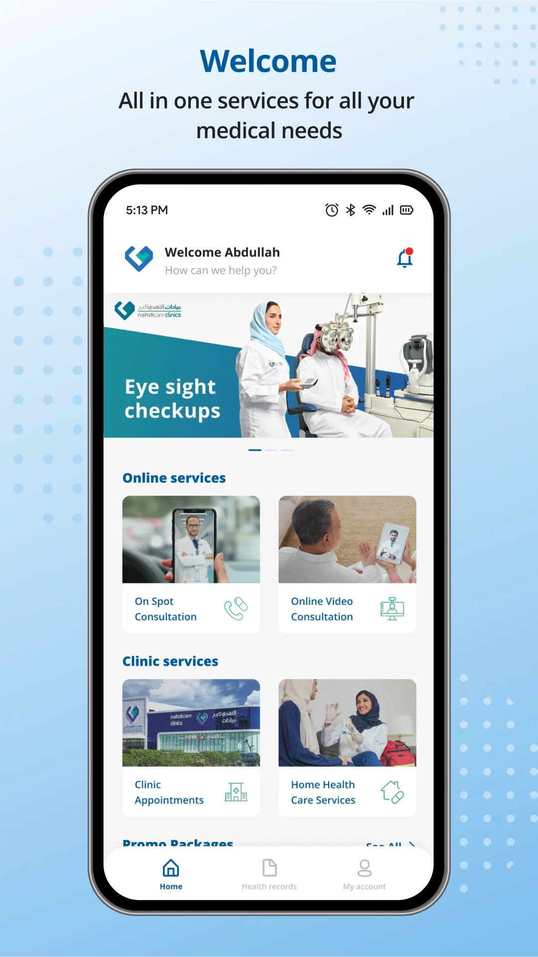 NahdiCare Clinics | Indus Appstore | Screenshot