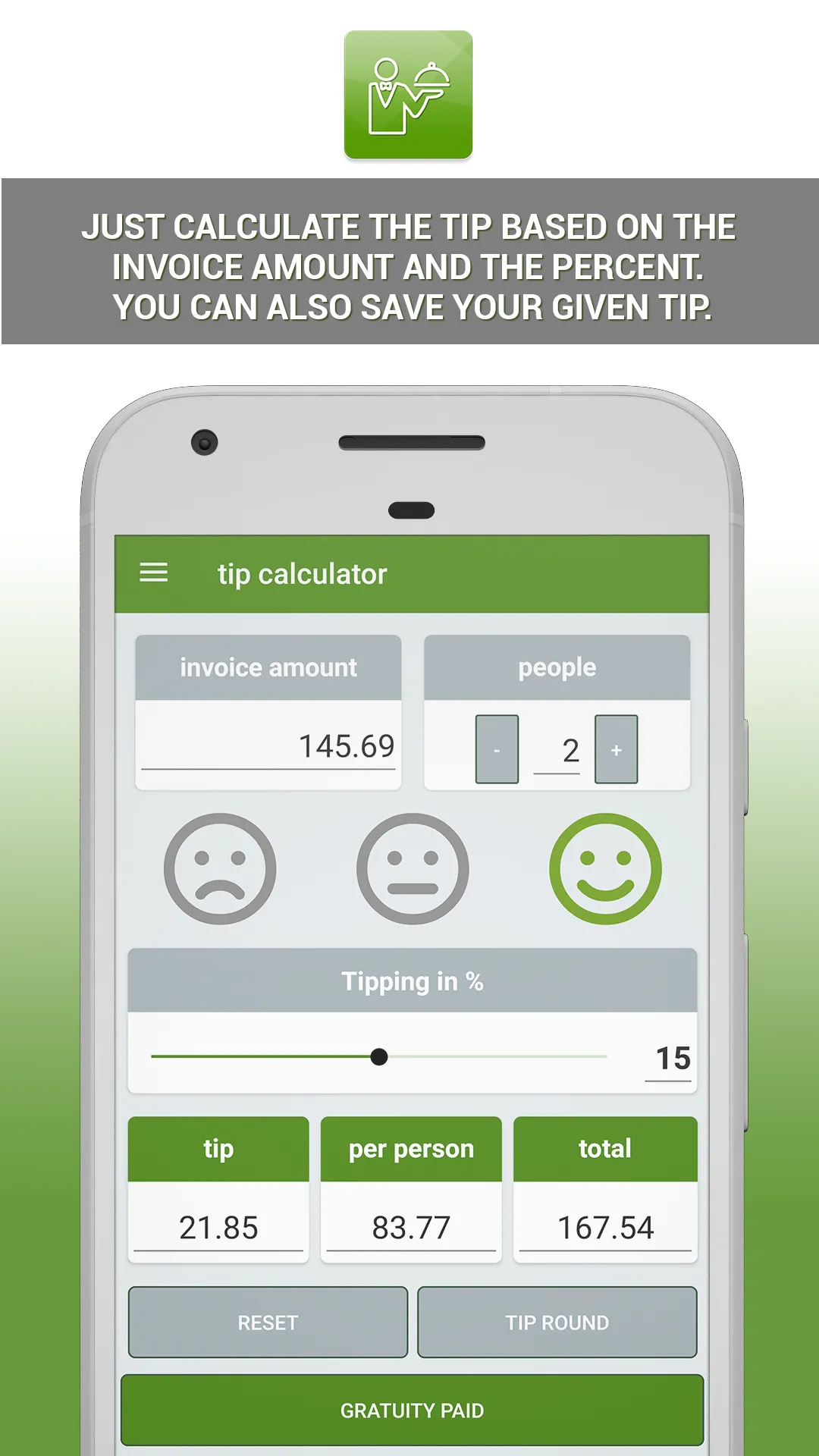 tip calculator | Indus Appstore | Screenshot