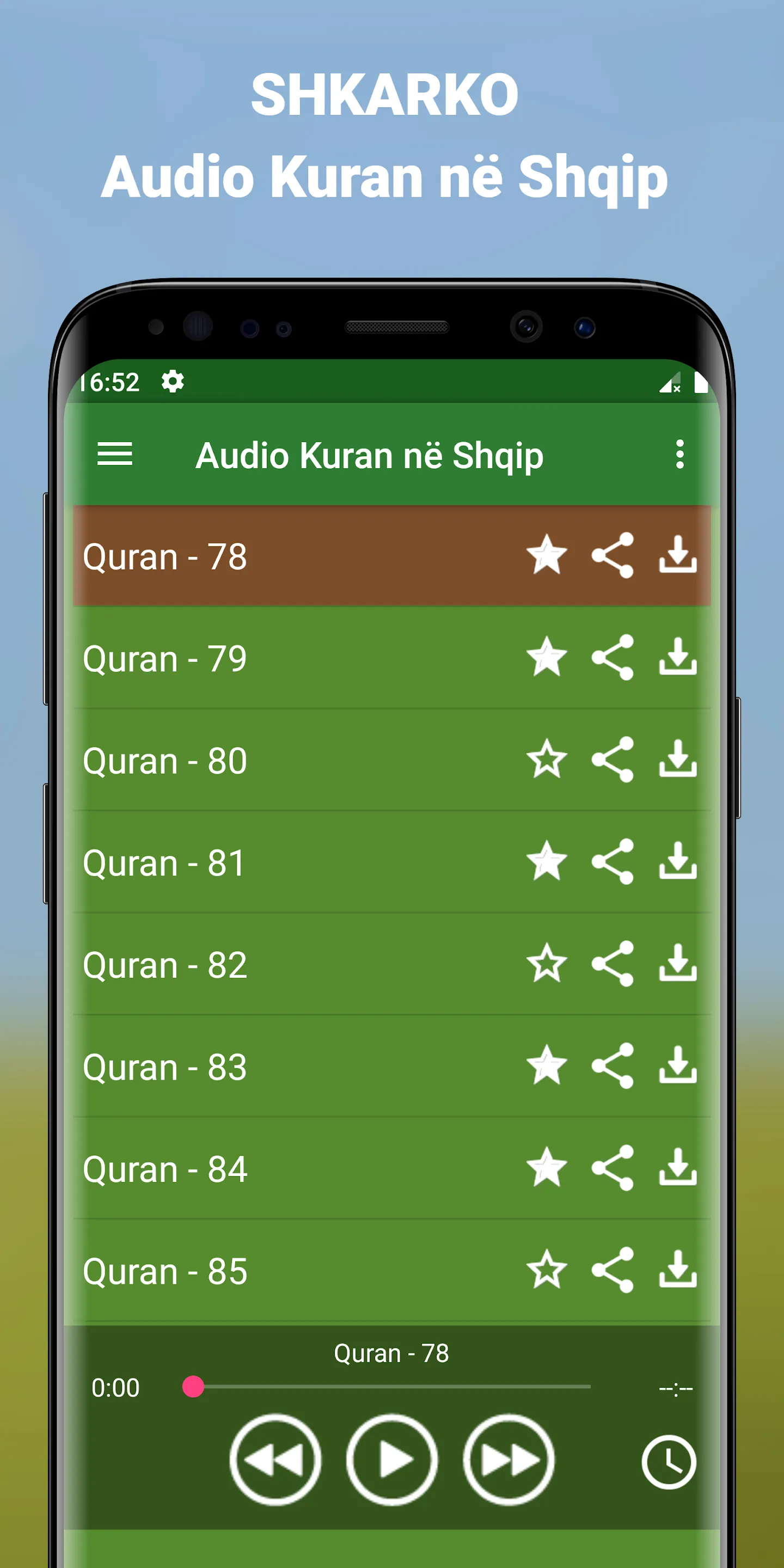 Audio Kuran në Shqip | Indus Appstore | Screenshot