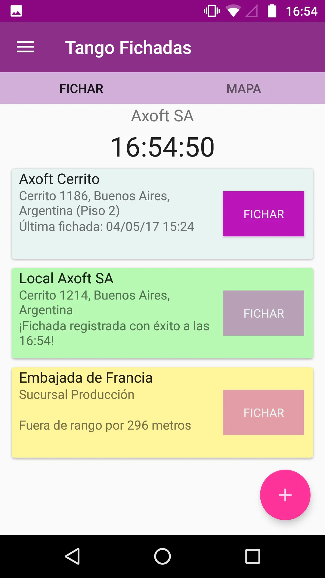 Tango Fichadas | Indus Appstore | Screenshot