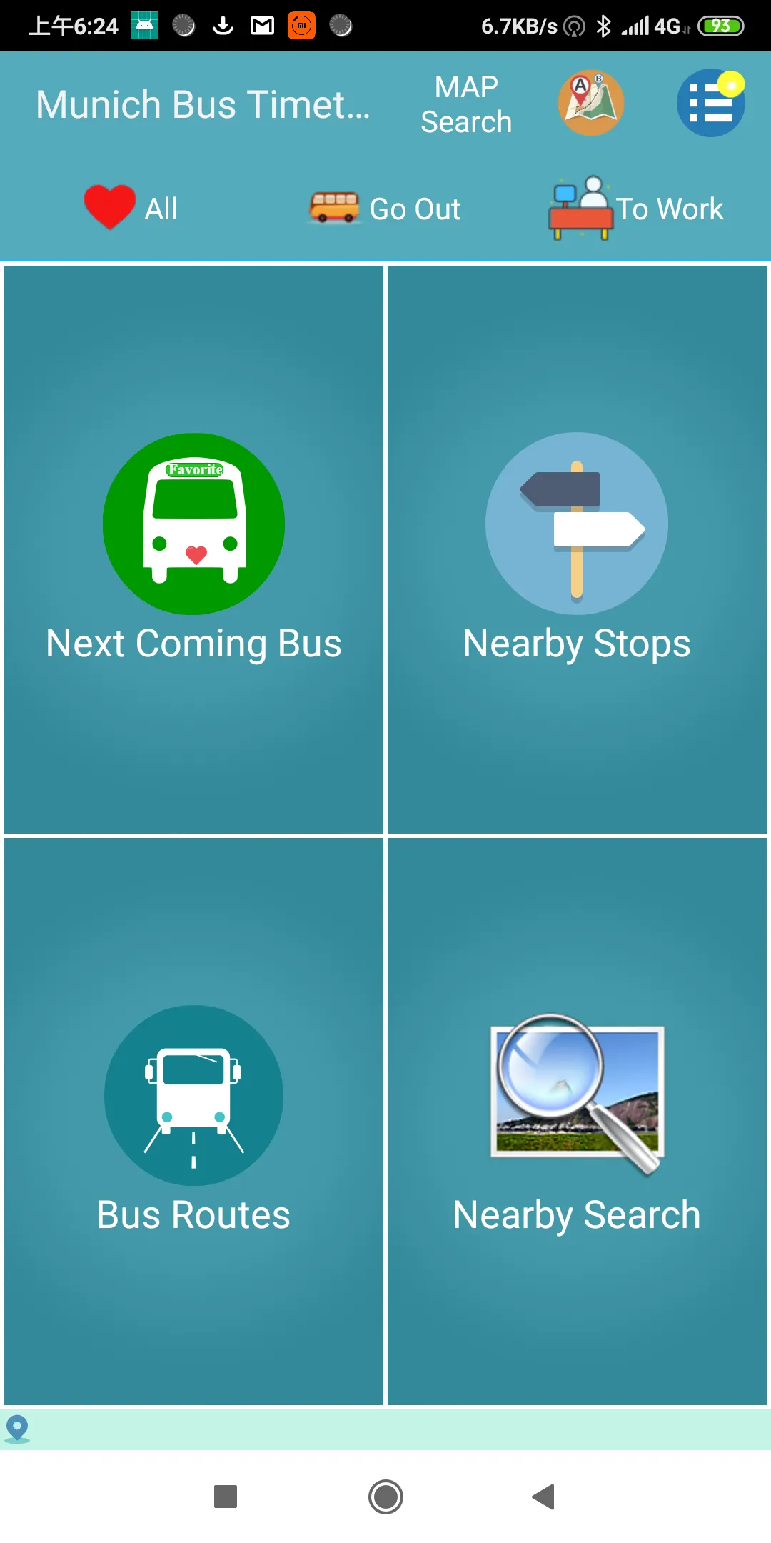 Munich Bus Timetable | Indus Appstore | Screenshot