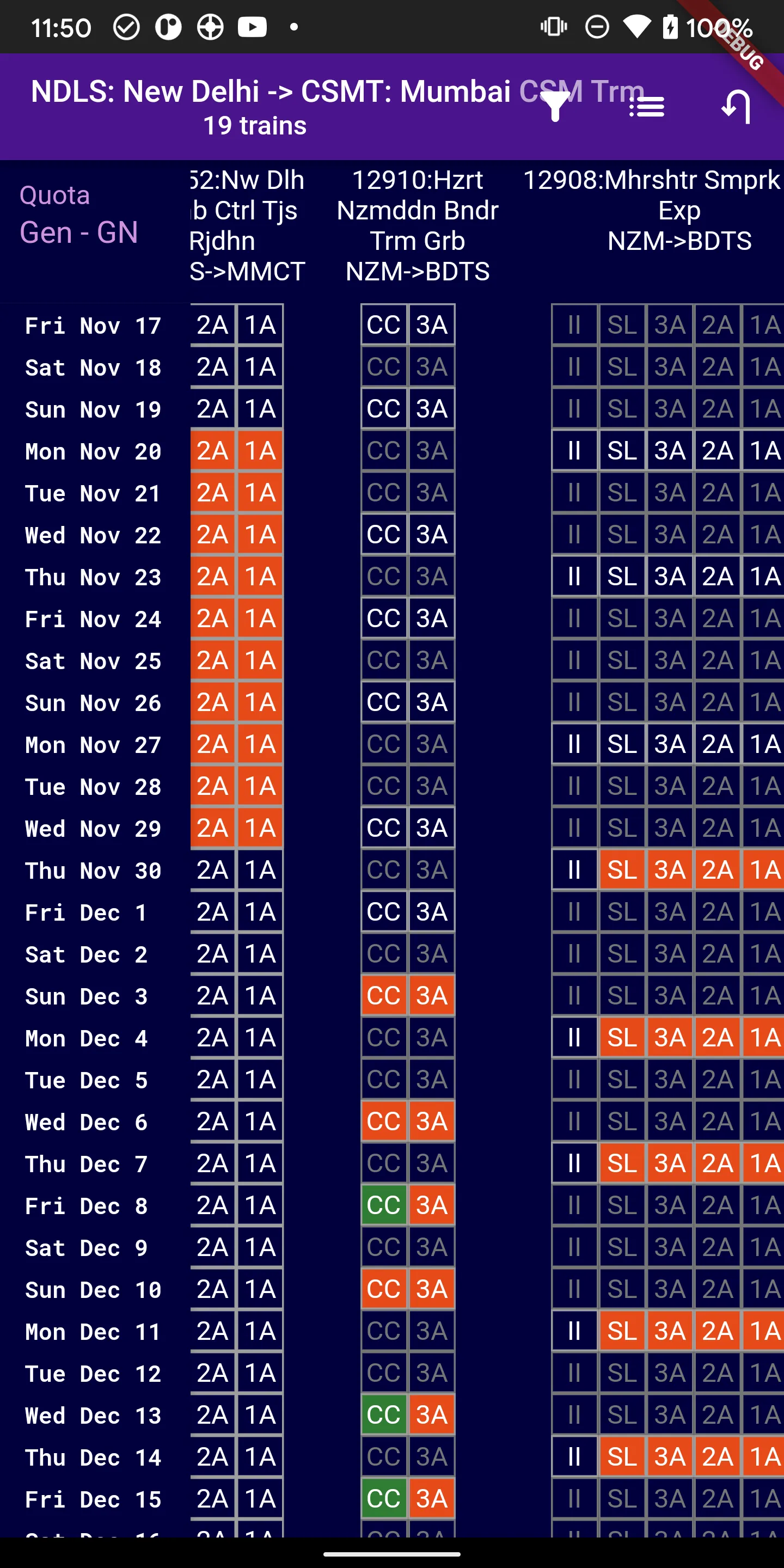 RailCal: Railways Calendar | Indus Appstore | Screenshot