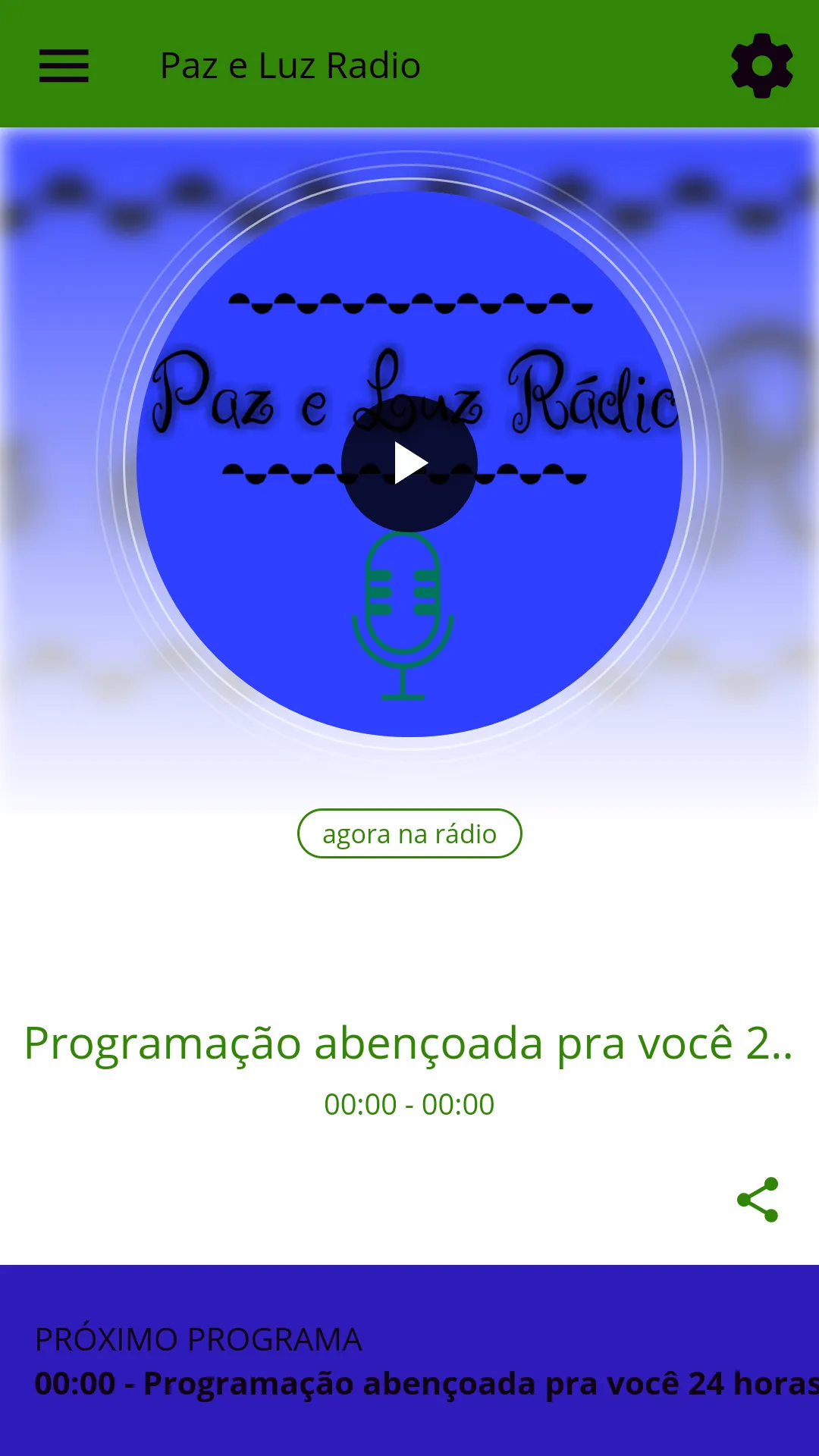 Paz e Luz Rádio | Indus Appstore | Screenshot