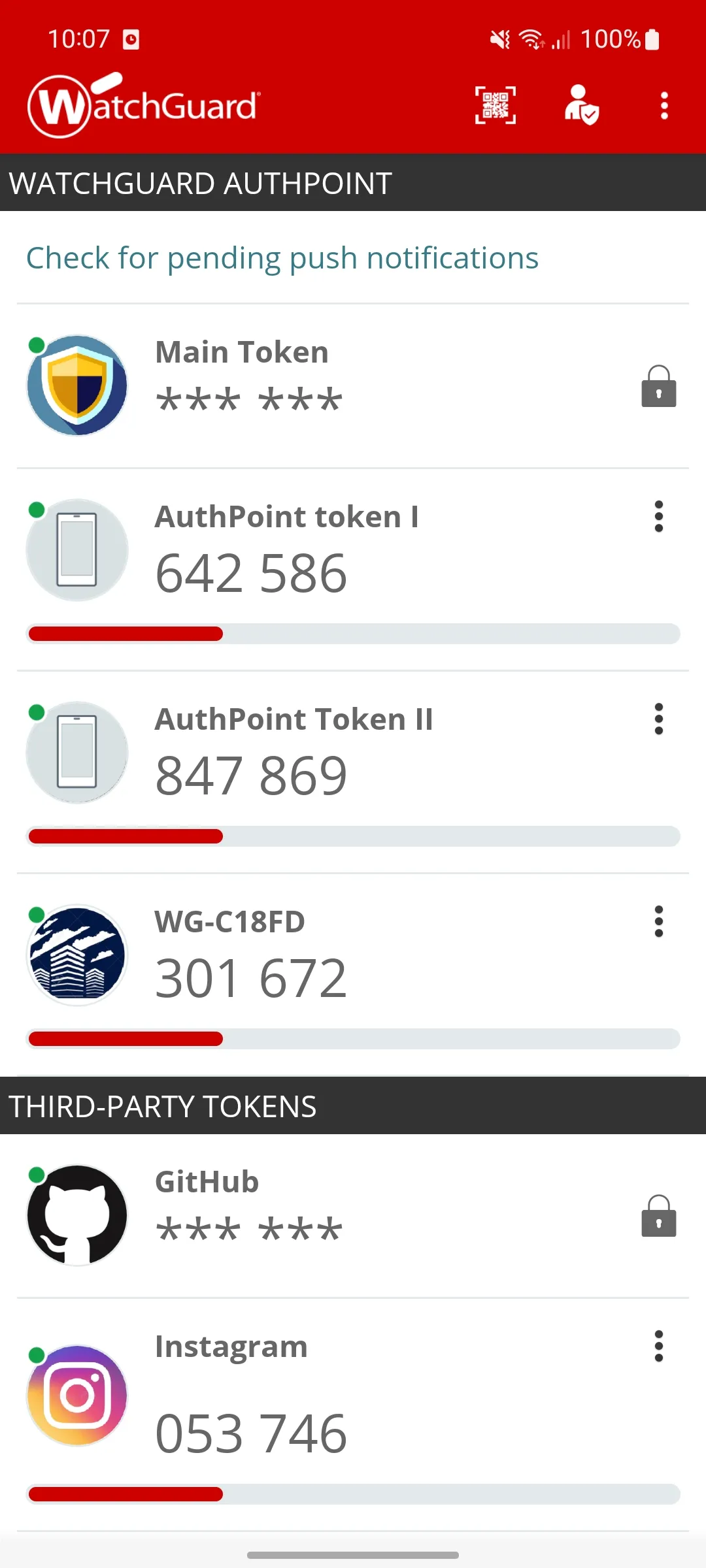 WatchGuard AuthPoint | Indus Appstore | Screenshot